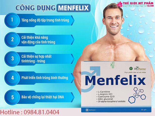 Công dụng của Menfelix