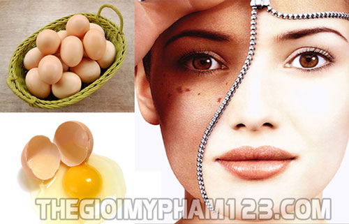 cách trị nám da mặt tại nhà bằng trứng gà